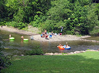tubing smoky mountains