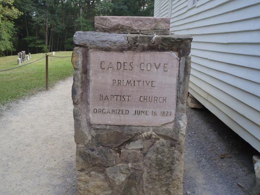 cades cove primitive baptist church
