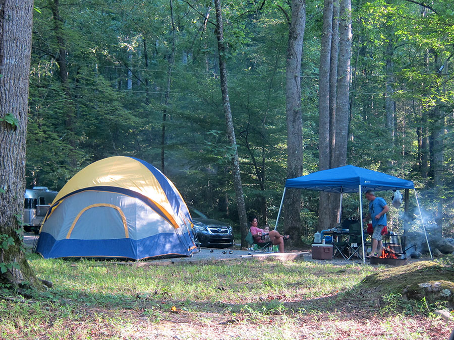 campgrounds great smoky mountains national park