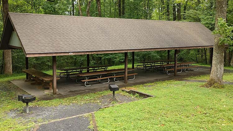 Cosby picnic pavilion