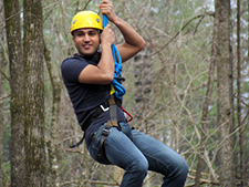 ziplining