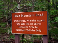 rich mountain road